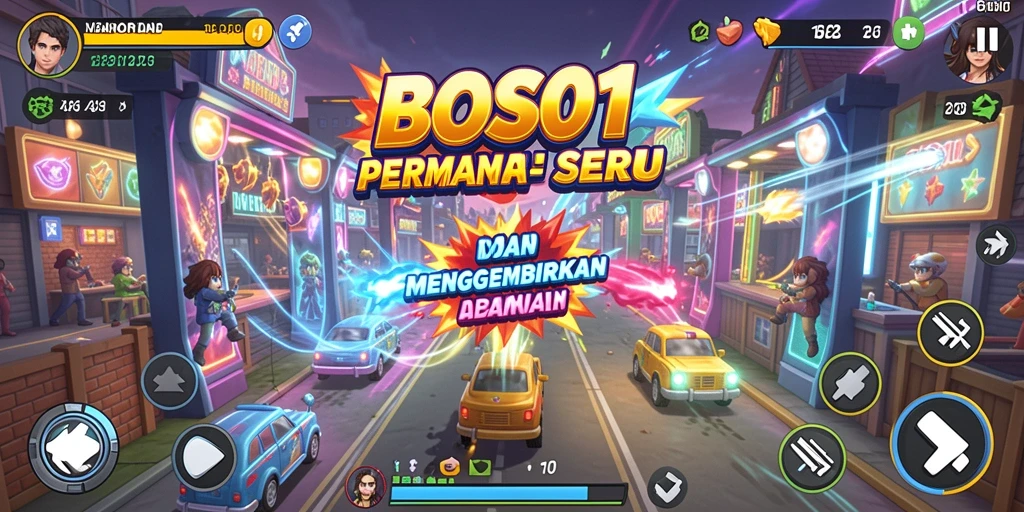 Tampilan gameplay seru dan menantang di BOS01.