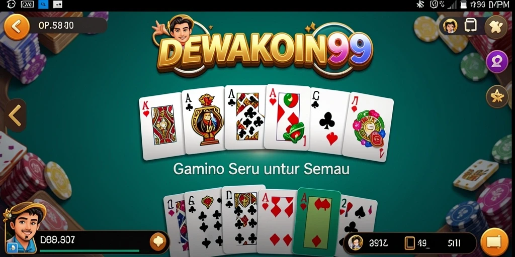 Tampilan gameplay DEWAKOIN99 yang seru dan interaktif.