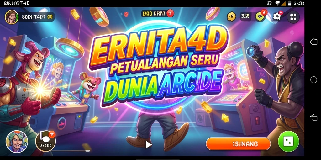 Screenshot gameplay ERNITA4D menampilkan aksi seru dan grafis menawan.