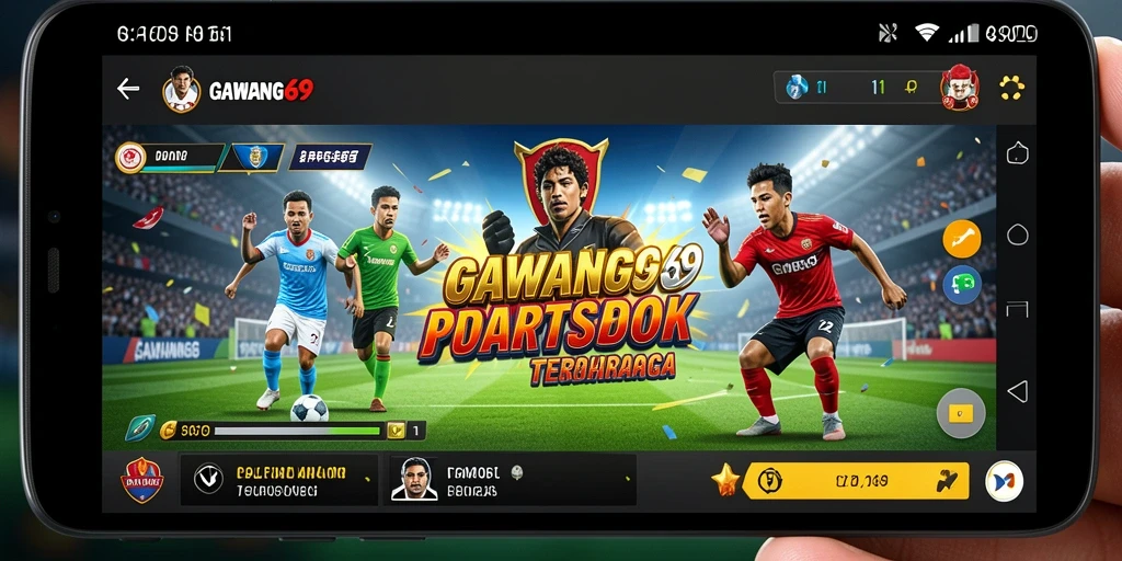Tampilan antarmuka GAWANG69 saat memasang taruhan olahraga.