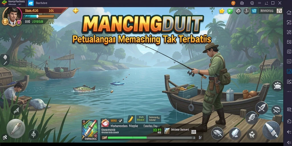 Tampilan gameplay MANCINGDUIT yang seru dan interaktif.