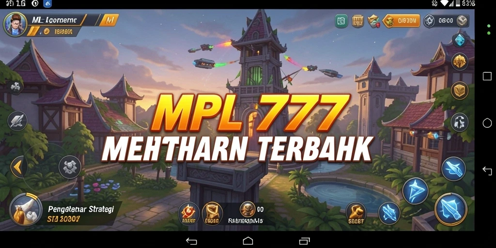 Tampilan gameplay menegangkan dari MPL777 dalam genre Tower Defense.