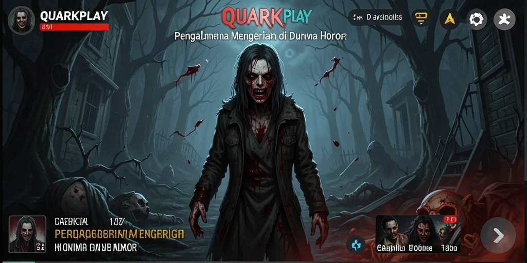 Tampilan gameplay mengerikan dari QUARKPLAY.