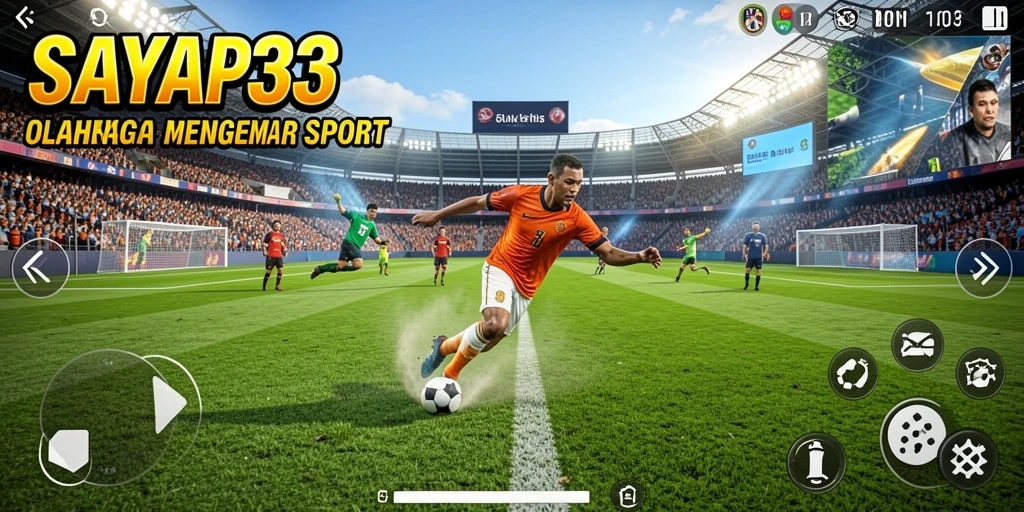 Tangkapan layar SAYAP33 menampilkan aksi olahraga penuh ketegangan dan strategi.