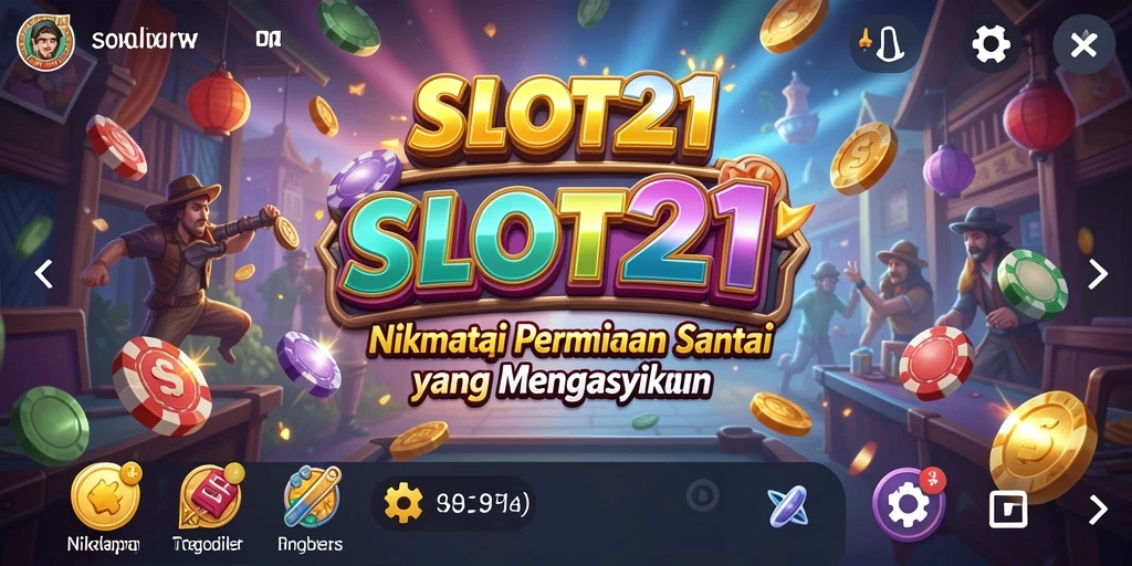 Tampilan menarik SLOT21 saat menggambarkan gameplay yang seru dan santai.