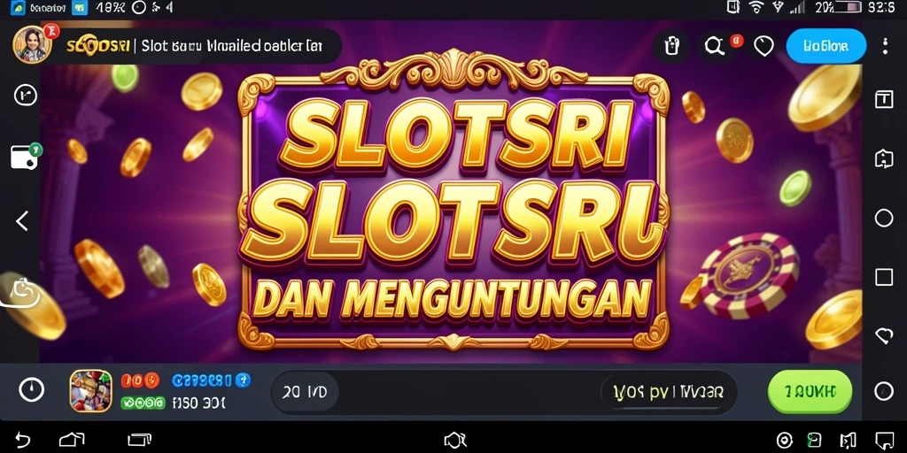 Tampilan menakjubkan dari gameplay Slot SLOTSRI yang menarik perhatian.